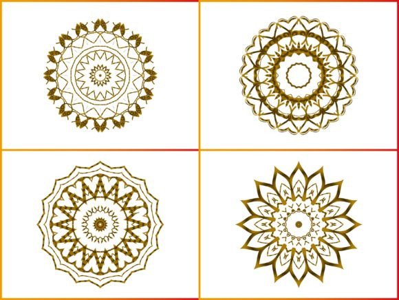 Download Bundling Mandala Gold - Premium Resources